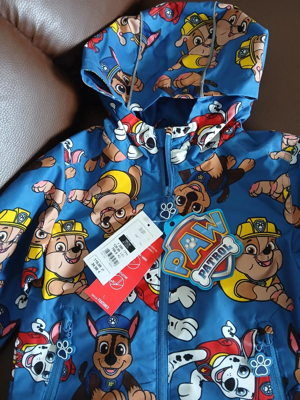 chaqueta parka impermeable para niño Paw Patrol 98 cm 3 años – photo 3